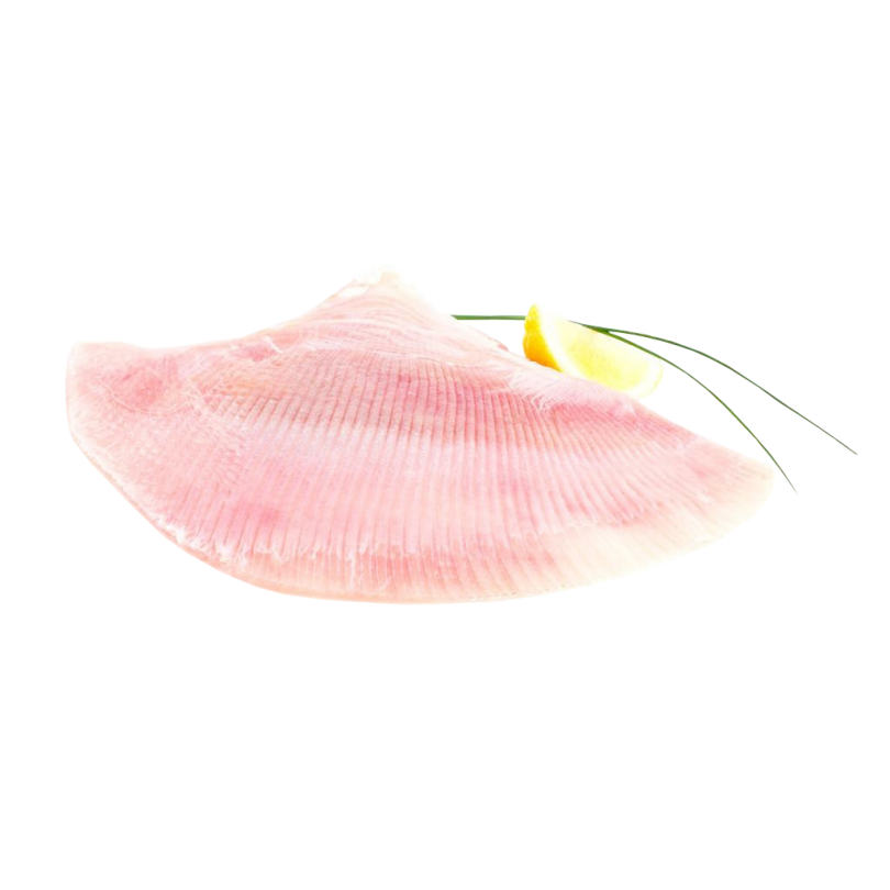 Ailes de raie +/-350gr prêt a cuire - 1kg 