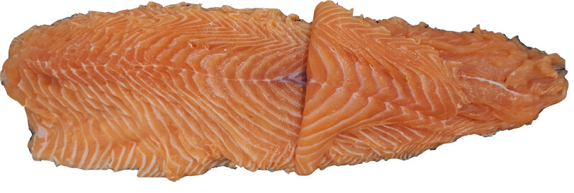 Saumon cru prétranché tranches +/-1kg FRAIS