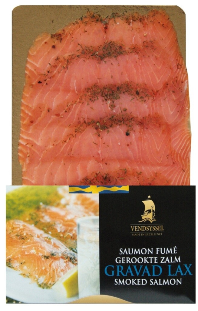 Tranches gravlax saumon 6x150gr Vendsyssel