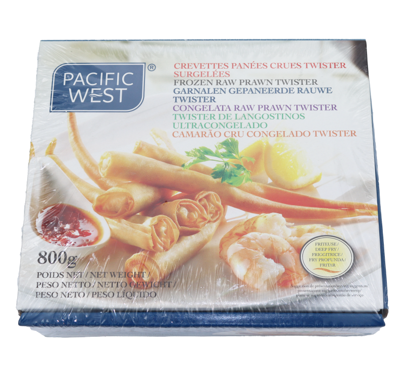 Crevettes Twister 25g "Pacific West" 800g