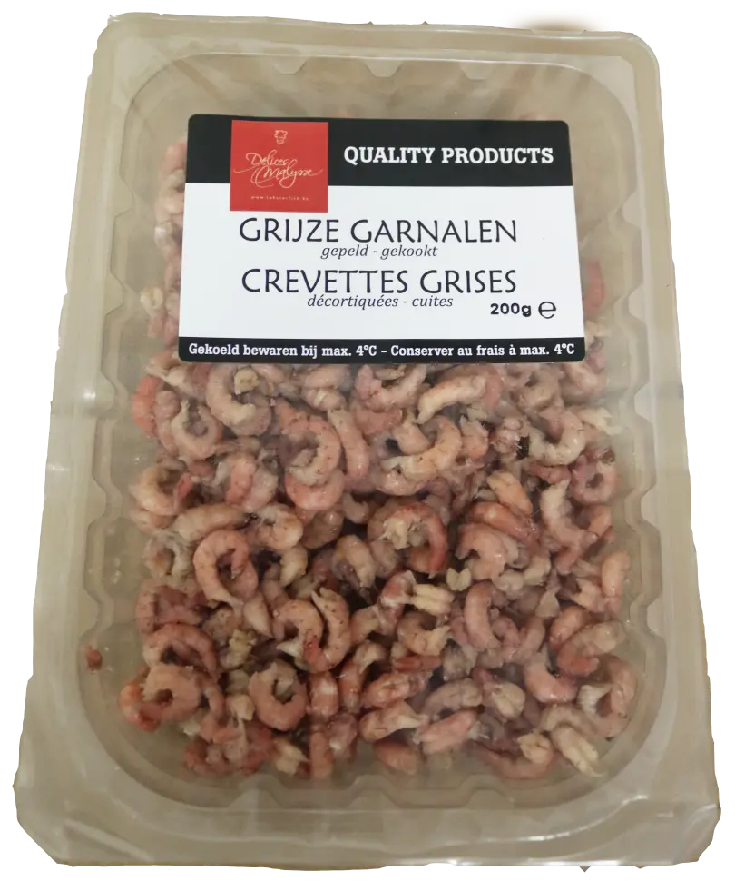 Crevettes grise épluchée -5x200gr- Délices Malysse