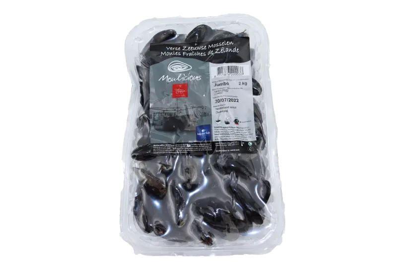 Moules Zélandaises Extra 70-80/kg 1kg MOULICIOUS