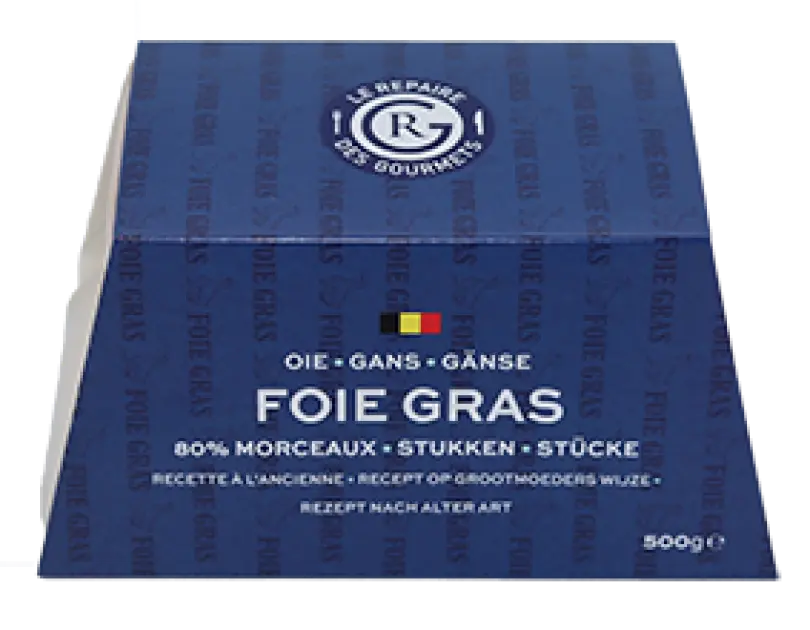 Foie gras d'oie 500g - 80% tradition - "Le Repère des Gourmets"
