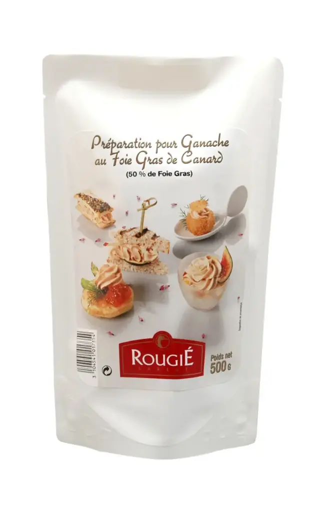 Préparation pour Ganache au Foie Gras de Canard (50%) 500ml ROUGIÉ