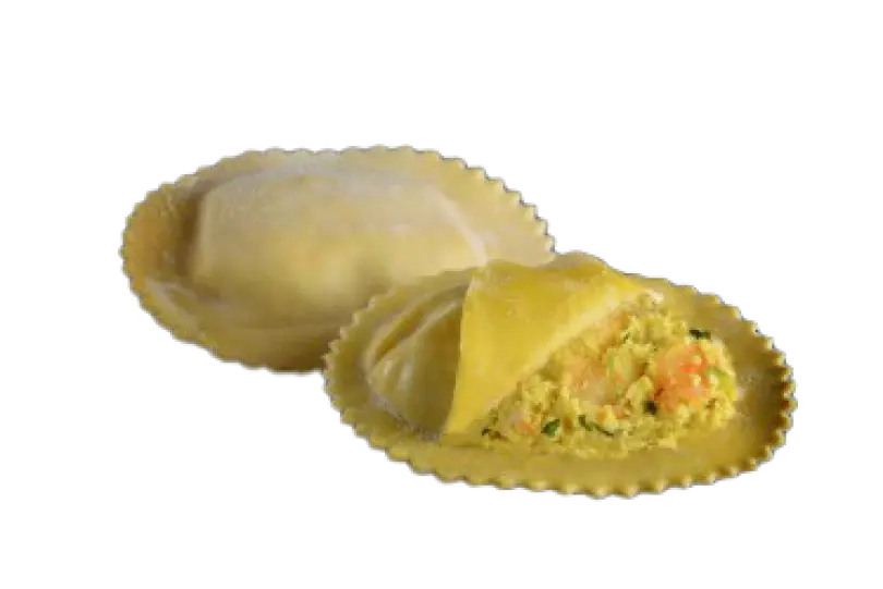 Ravioles Gamba et Ruccula 1kg +/-30pc - SURGELÉ
