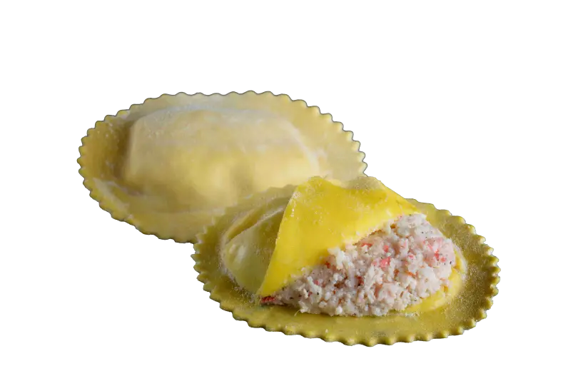 Ravioles crabe et coriandre 1kg +/-30pc - SURGELÉ 
