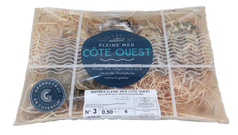 Huitres Normandie "Pleine mer" N°4 48pc
