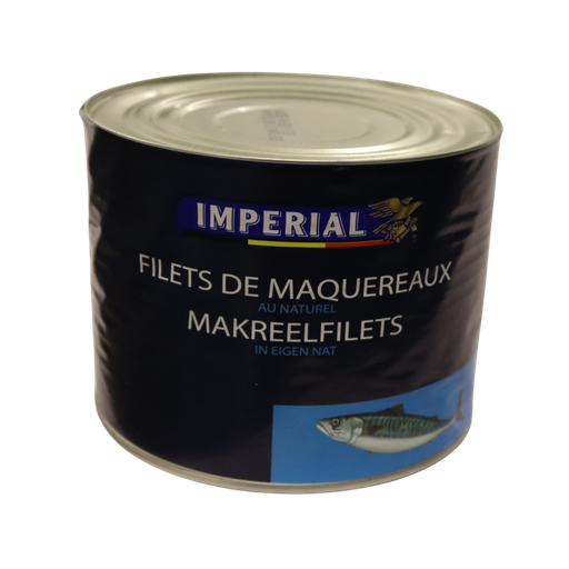 Filet de maquereaux naturels - conserve de 2,1kg