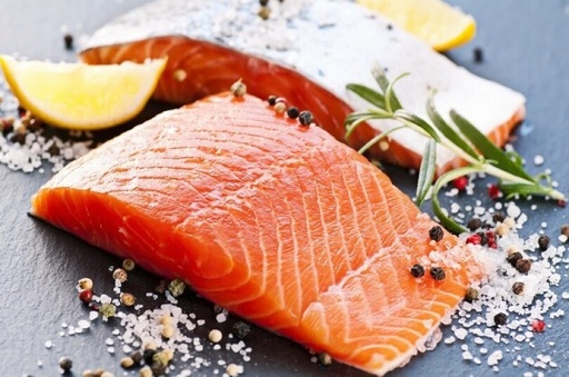 Portions de Saumon avec peau FRAIS 1kg