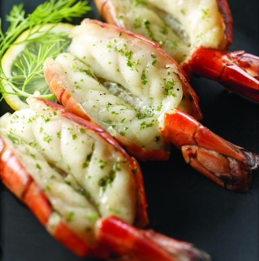 Scampi 15/20gr carapace marinées ail/persil 500gr