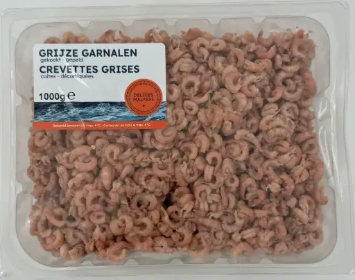Crevettes grise épluchée Délices Malysse 1kg