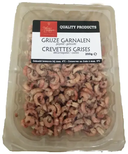 Crevettes grise épluchée -5x200gr- Délices Malysse