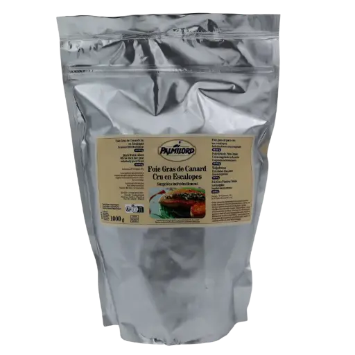 Foie gras de canard en escalope 35/65gr - 1kg - Surgelé