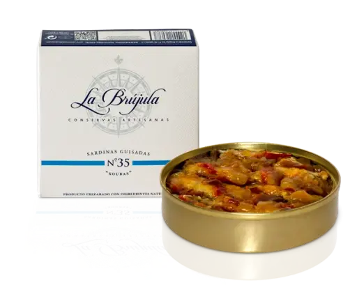 Sardines "Xouba" 3/5pc BRUJULA 130gr