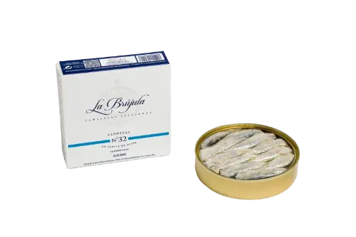 Sardines Huile olive 20/25pc BRUJULA 115gr nr32
