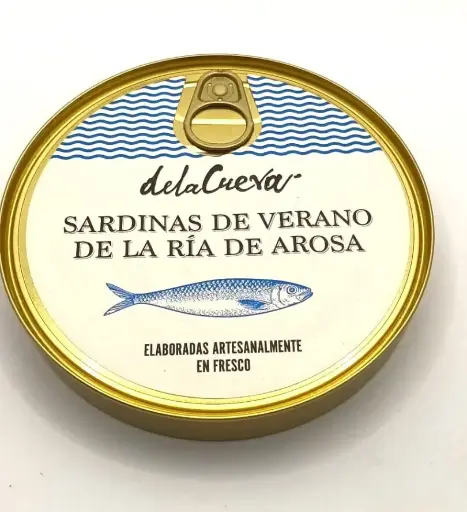 Sardines d'Ete DELACUEVA canette huile 170gr