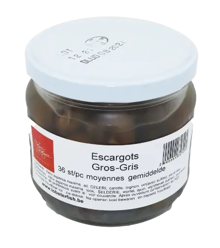 Escargots gros gris 4/7gr D.M. +/-36pc - FRAIS