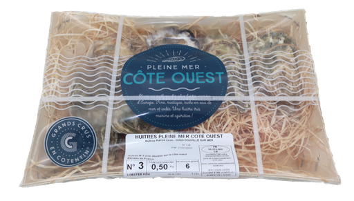 Huitres Normandie "Pleine mer" N°4 48pc